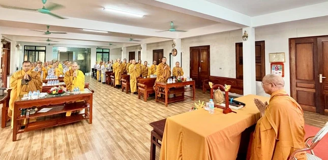 Lễ Tạ pháp khép lại mùa An cư Kết hạ tại trường hạ chùa Bút Thượng