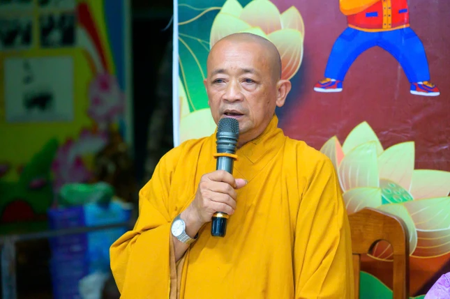 Thượng tọa Thích An Thường phát biểu