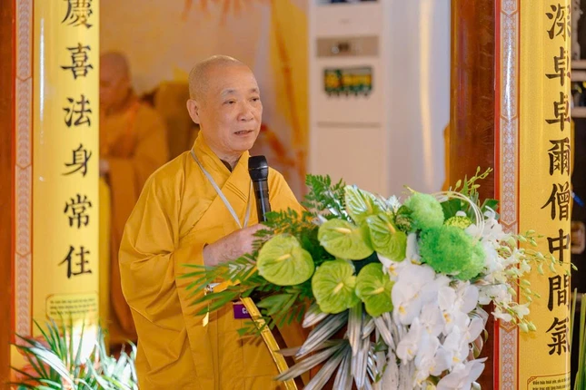 Hòa thượng Thích Bảo Nghiêm phát biểu khai mạc