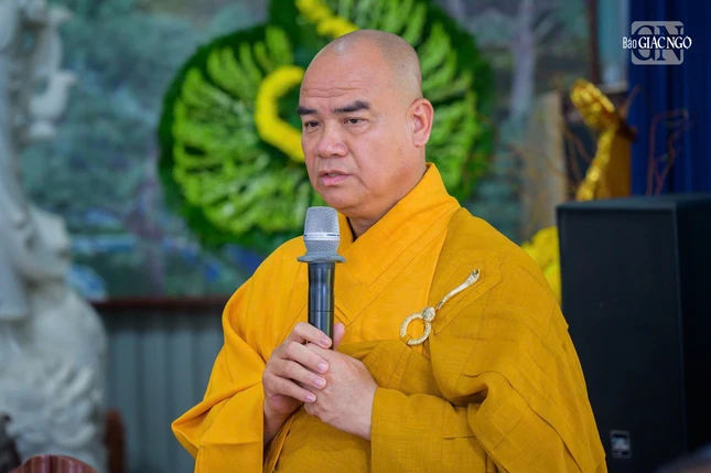 Thượng tọa Thích Tĩnh Triệt truy tán công hạnh của Đại lão Hòa thượng Thích Trí Tịnh