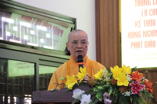 Hòa thượng Thích Huệ Phước, Trưởng ban Trị sự GHPGVN TP.Huế, Trưởng ban Tổ chức đọc diễn văn khai mạc Hòa thượng Thích Huệ Phước, Trưởng ban Trị sự GHPGVN TP.Huế, Trưởng ban Tổ chức đọc diễn văn khai mạc