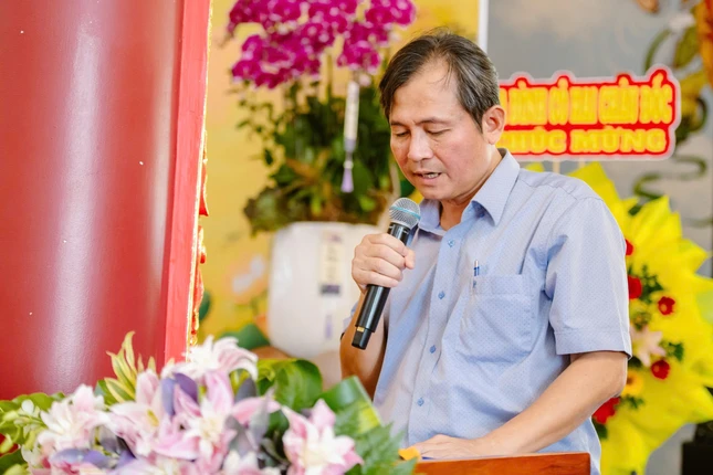 Bí thư Đảng ủy, Chủ tịch HĐND xã Tân An phát biểu chúc mừng