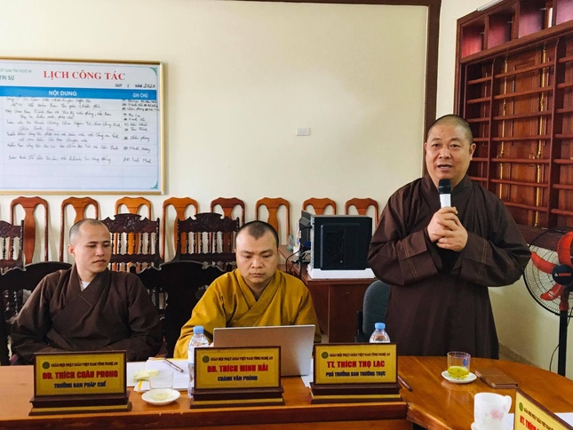 Thượng tọa Thích Thọ Lạc phát biểu nhận trọng trách khi ứng cử Đại biểu Hội đồng Nhân dân tỉnh