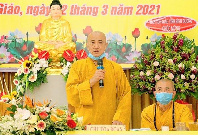 Hòa thượng Thích Huệ Thông ban đạo từ