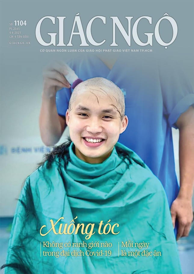 Bìa báo Giác Ngộ số 1104 - Mỹ thuật: Tống Viết Diễn