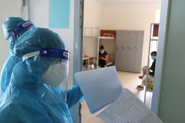 Tổ chức cách ly tập trung các trường hợp tiếp xúc gần - Ảnh: Trung tâm Y tế quận 9 (cũ)