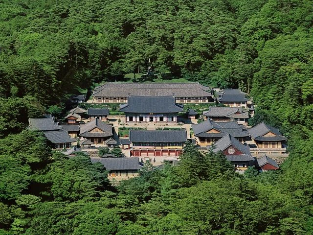 Toàn cảnh chùa Heian-sa, nơi lưu giữ Đại tạng kinh Cao Ly