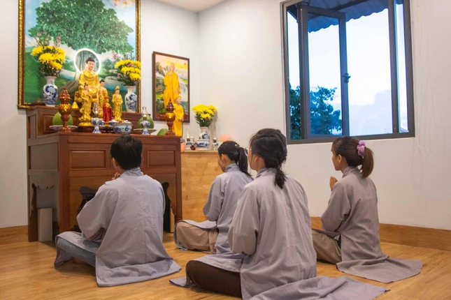 Gia đình Phật tử Tường Hạnh cùng nhau tu tập