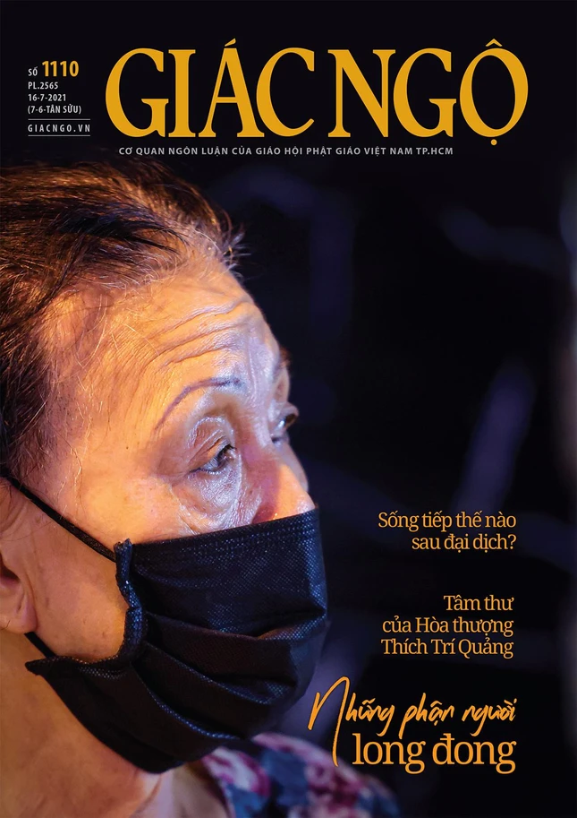 Bìa báo Giác Ngộ số 1110 - Mỹ thuật: Tống Viết Diễn