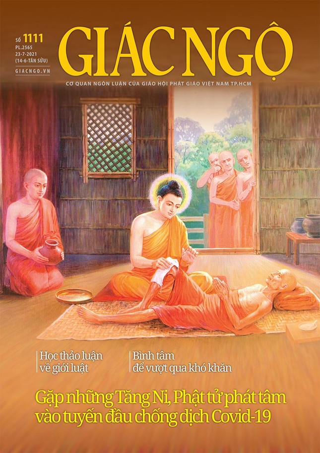 Bìa báo Giác Ngộ số 1111 - Mỹ thuật: Tống Viết Diễn