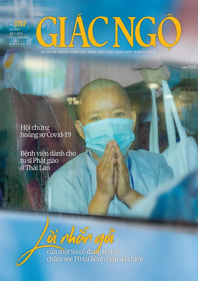 Bìa báo Giác Ngộ số 1112 - Mỹ thuật: Tống Viết Diễn