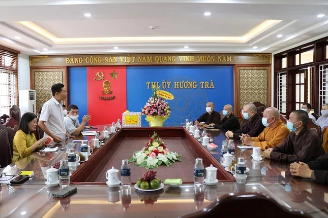 Ông Hà Văn Tuấn, Bí thư Thị ủy phát biểu Ông Hà Văn Tuấn, Bí thư Thị ủy phát biểu