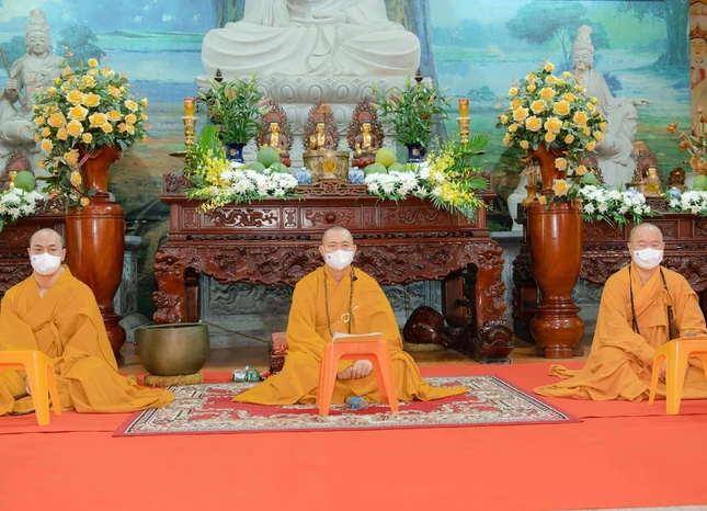 Thượng tọa Thích Tâm Đức thuyết giảng về ý nghĩa lễ Tự tứ