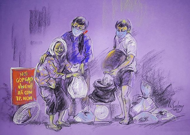 Tình người trong đại dịch Covid-19