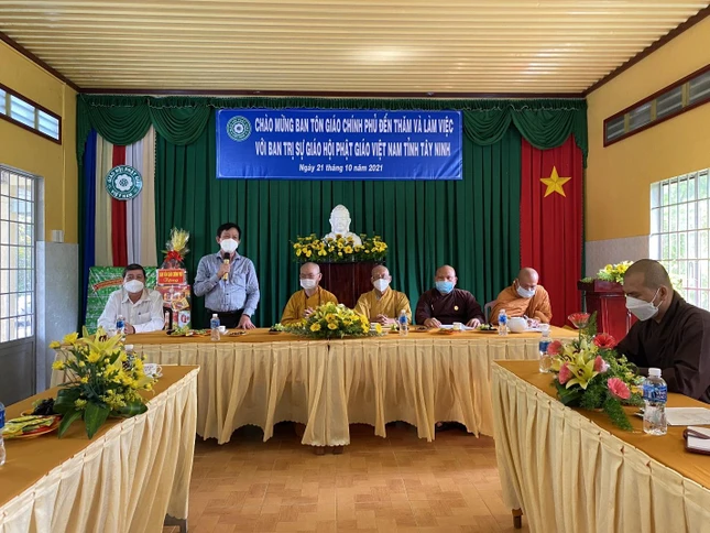 Ông Nguyễn Ánh Chức phát biểu