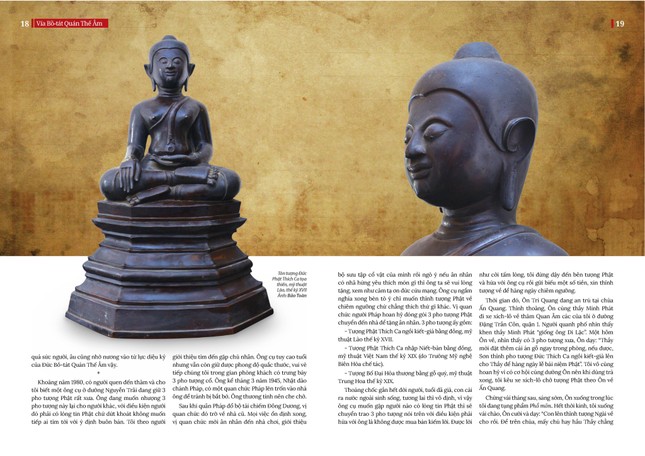 Tôn tượng Đức Phật Thích Ca tọa thiền, mỹ thuật Lào, thế kỷ XVII - Ảnh: Bảo Toàn