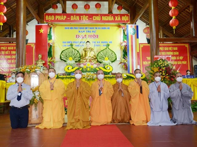 Tân Ban Trị sự Phật giáo thị xã Buôn Hồ ra mắt đại hội Tân Ban Trị sự Phật giáo thị xã Buôn Hồ ra mắt đại hội