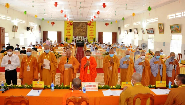 Tân Ban Trị sự Phật giáo huyện Cờ Đỏ ra mắt và phát biểu nhận nhiệm vụ tại đại hội