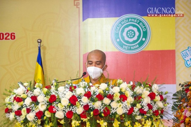 Đại đức Thích Pháp Đăng phát biểu khai mạc Đại đức Thích Pháp Đăng phát biểu khai mạc