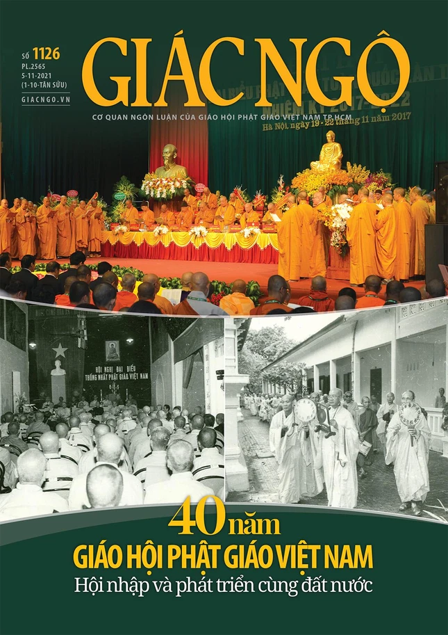 Bìa 1 báo Giác Ngộ số 1126 - Mỹ thuật: Tống Viết Diễn