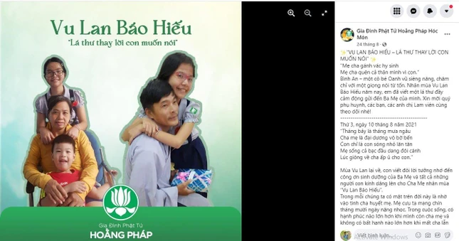 Em Nguyễn Ngọc Bình An (Oanh vũ nữ GĐPT Hoằng Pháp) viết thư tay gửi đến ba mẹ trong cuộc thi "Lá thư thay lời con muốn nói" trong mùa Vu Lan - Ảnh: GĐPT Hoằng Pháp Em Nguyễn Ngọc Bình An (Oanh vũ nữ GĐPT Hoằng Pháp) viết thư tay gửi đến ba mẹ trong cuộc thi "Lá thư thay lời con muốn nói" trong mùa Vu Lan - Ảnh: GĐPT Hoằng Pháp