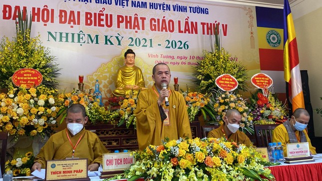 Đại đức Thích Thanh Lâm ban đạo từ