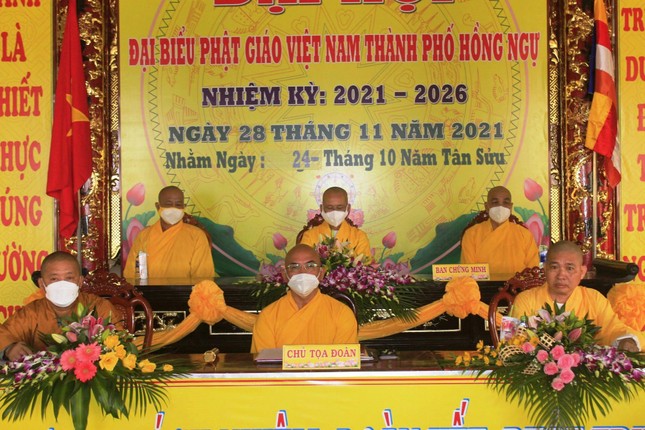 Chư tôn đức chứng minh, chủ tọa đoàn đại hội