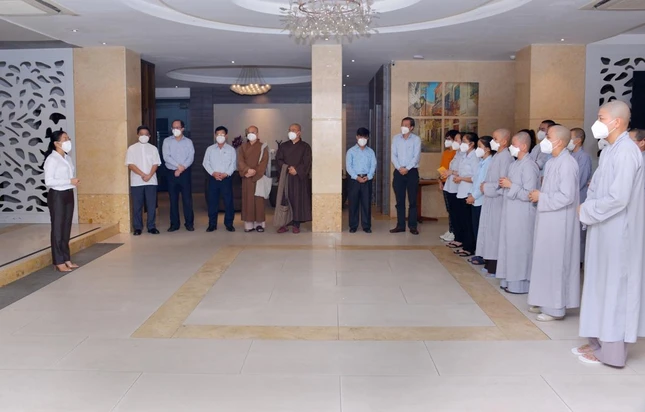 Quang cảnh buổi lễ đón tình nguyện viên