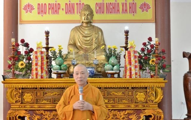 Hòa thượng Thích Bảo Nghiêm phát biểu chỉ đạo Hòa thượng Thích Bảo Nghiêm phát biểu chỉ đạo