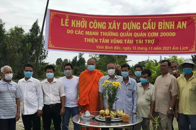 Chùa Đồng Tranh làm lễ khởi công xây dựng cầu Bình An