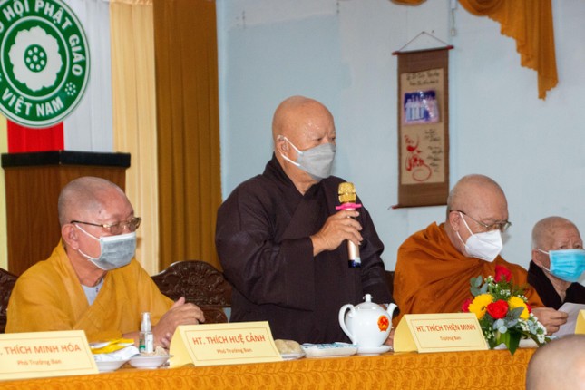 Hòa thượng Thích Thiện Minh, chủ trì phiên họp phát biểu khai mạc Hòa thượng Thích Thiện Minh, chủ trì phiên họp phát biểu khai mạc