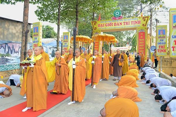 Đại giới đàn Trí Tịnh (năm 2016) do Ban Trị sự Phật giáo tỉnh tổ chức Đại giới đàn Trí Tịnh (năm 2016) do Ban Trị sự Phật giáo tỉnh tổ chức