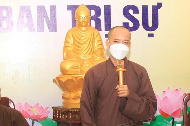 Đại đức Thích Tánh Thông phát biểu khai mạc