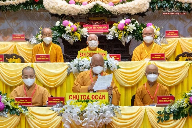 Hòa thượng Thích Thiện Minh phát biểu khai mạc