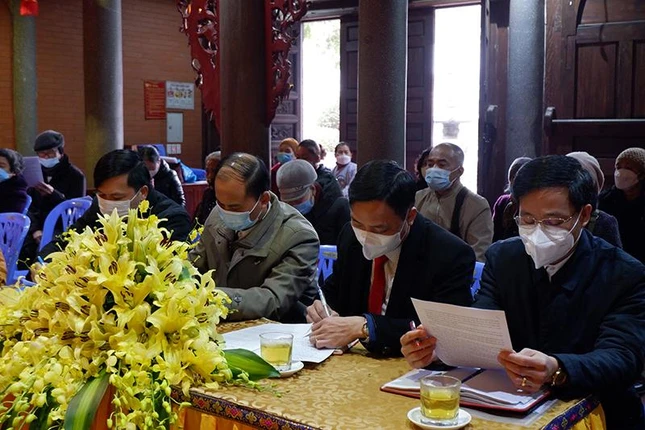 Đại biểu chính quyền tham dự hội nghị