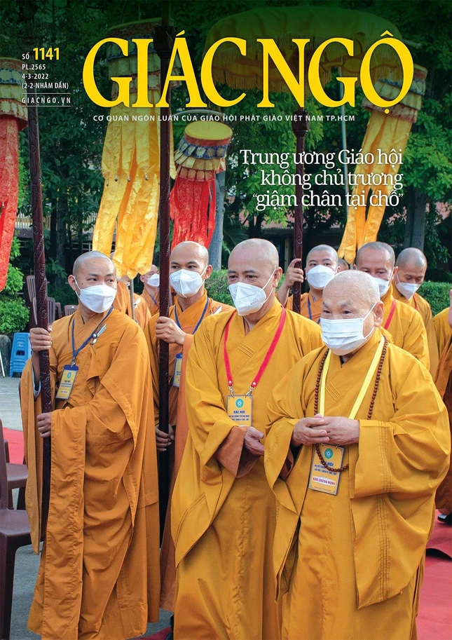 Bìa 1 báo Giác Ngộ số 1141 - Mỹ thuật: Tống Viết Diễn