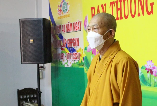 Hòa thượng Thích Thiện Thành phát biểu khai mạc Hòa thượng Thích Thiện Thành phát biểu khai mạc