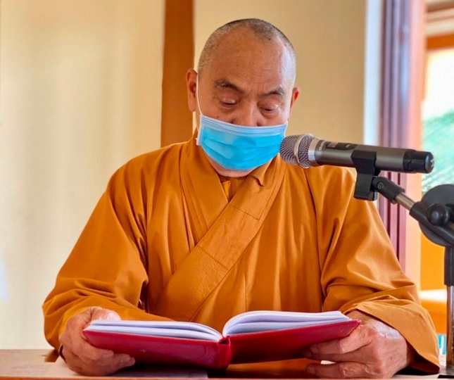 Hòa thượng Thích Từ Vân phát biểu khai mạc