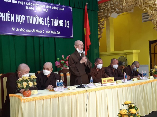 Hòa thượng Thích Chơn Minh phát biểu khai mạc phiên họp Hòa thượng Thích Chơn Minh phát biểu khai mạc phiên họp