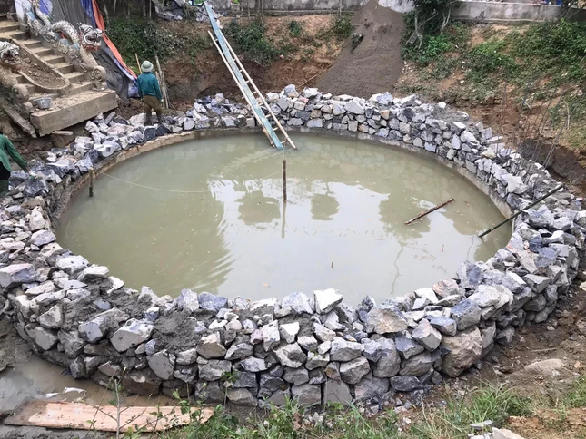 Giếng Tiên đang dần được hoàn thiện, dự kiến khánh tháng vào cuối tháng 4-2022