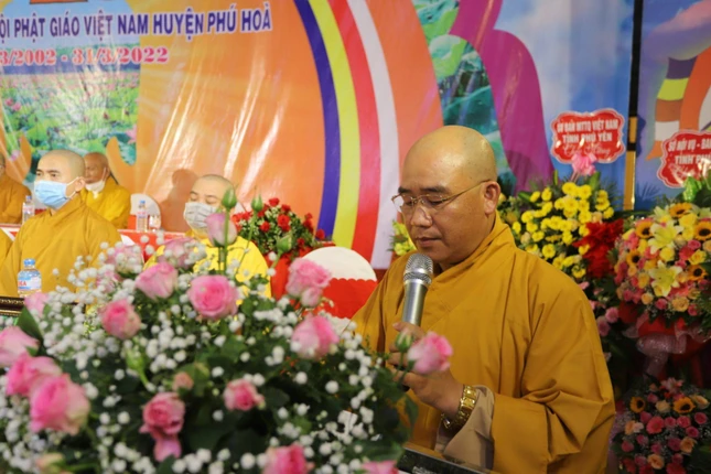 Đại đức Thích Quảng Phục phát biểu khai mạc