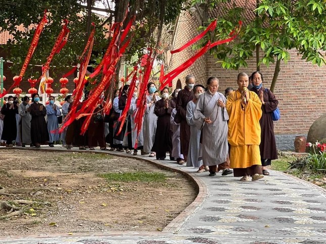 Đại chúng tụng kinh, nhiễu Phật