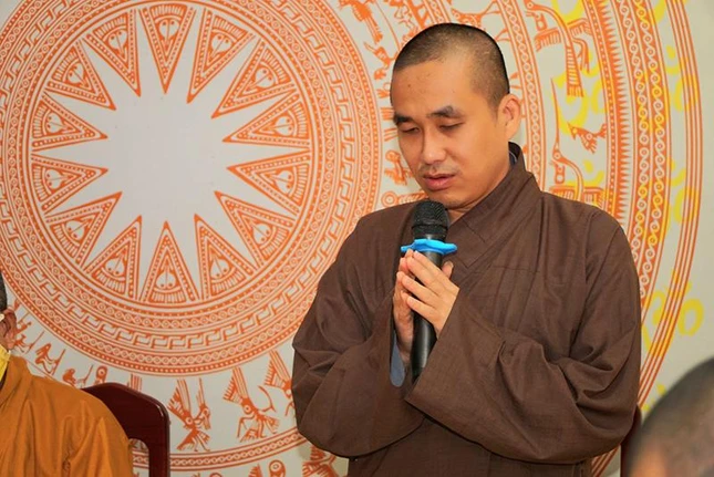 Đại đức Thích Thắng Thiện phát biểu khai mạc