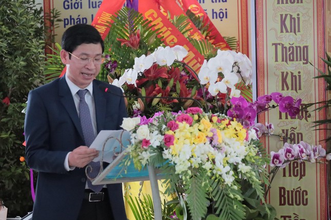 Ông Hồ An Phong phát biểu tại đại hội