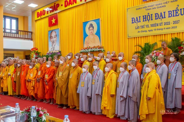 Ban Trị sự GHPGVN tỉnh An Giang nhiệm kỳ 2022-2027 có 68 thành viên