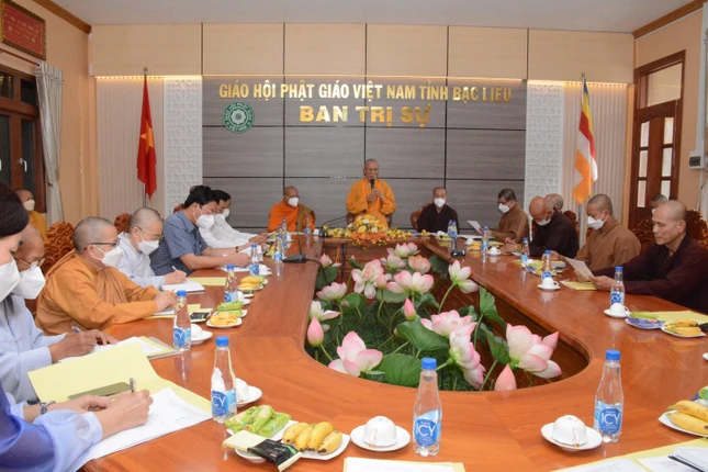 Hòa thượng Thích Huệ Trí phát biểu khai mạc