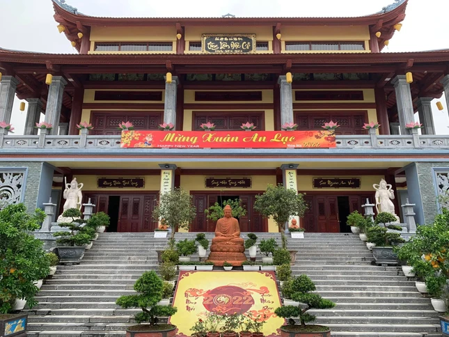 Chùa Diệc nơi sẽ diễn ra Đại hội đại biểu Phật giáo tỉnh Nghệ An vào ngày 8-5