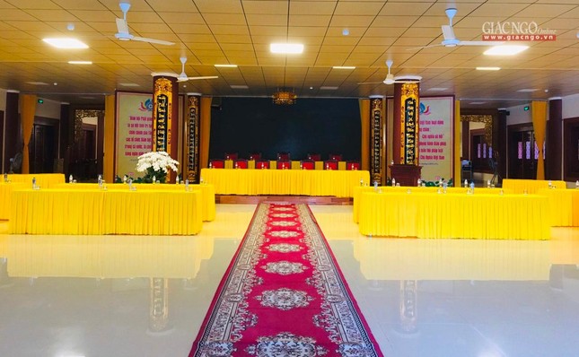 Hội trường chùa Diệc dự kiến sẽ đón hơn 250 đại biểu về tham dự đại hội Hội trường chùa Diệc dự kiến sẽ đón hơn 250 đại biểu về tham dự đại hội