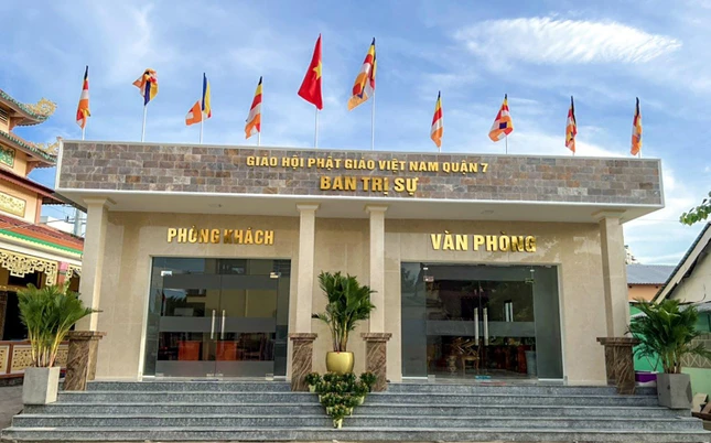 Văn phòng mới của Ban Trị sự Phật giáo quận 7
