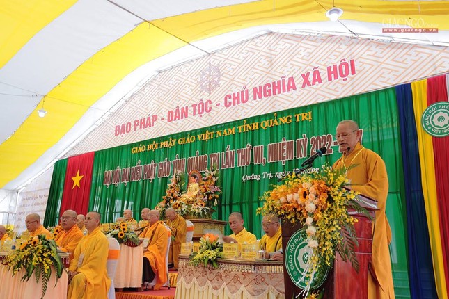 Hòa thượng Thích Hải Tạng phát biểu khai mạc